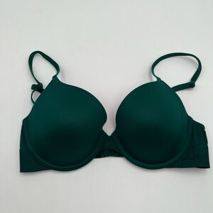 Victoria’s Secret PINK Wear Everywhere Push-Up Bra Green 34C